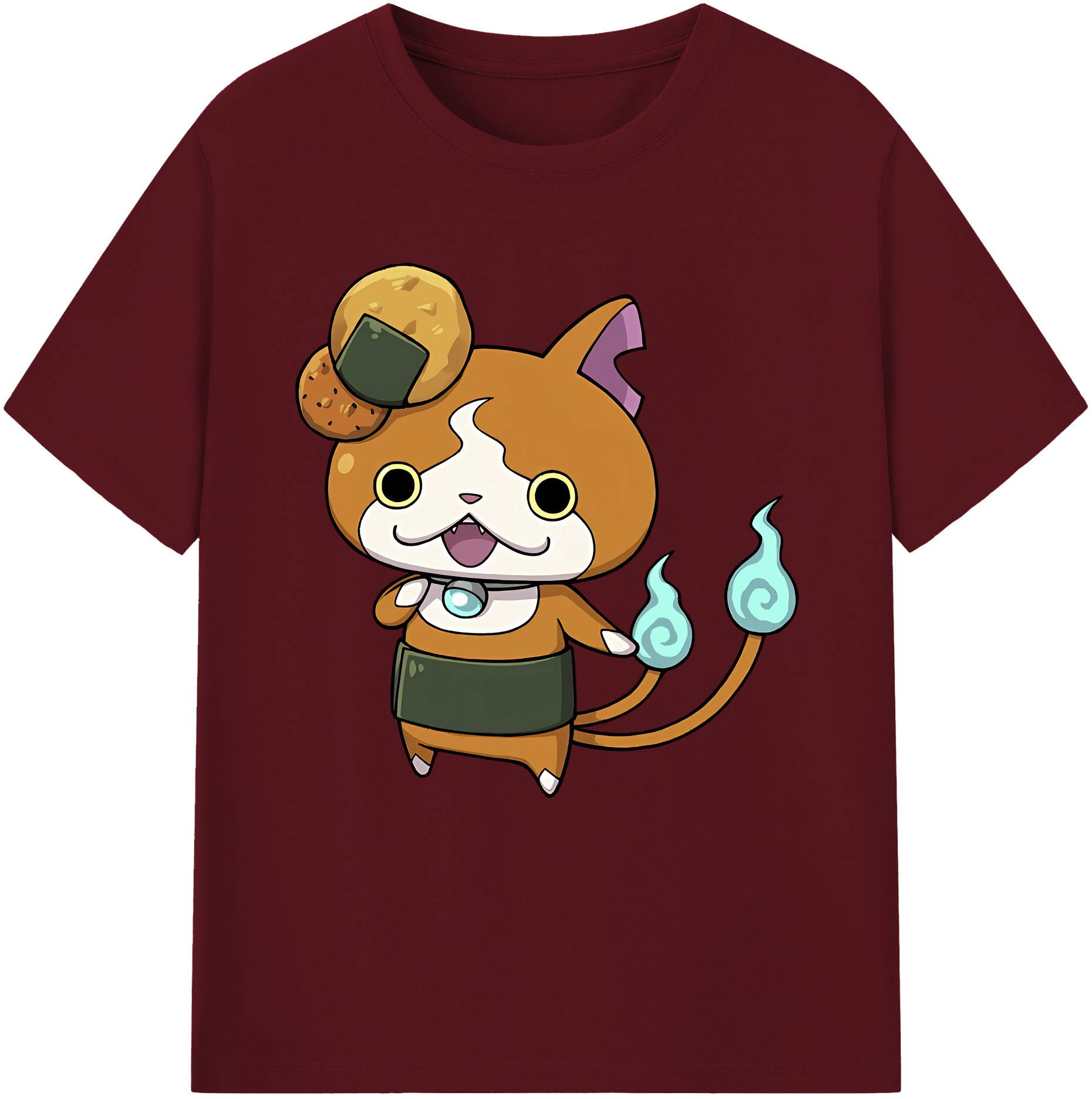 （画像用） 妖怪ウォッチ Yo-kai Watch 綿100％半袖Tシャツ（フロントプリント）